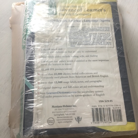 NEW Merriam Webster Dictionary - Picture 2 of 2